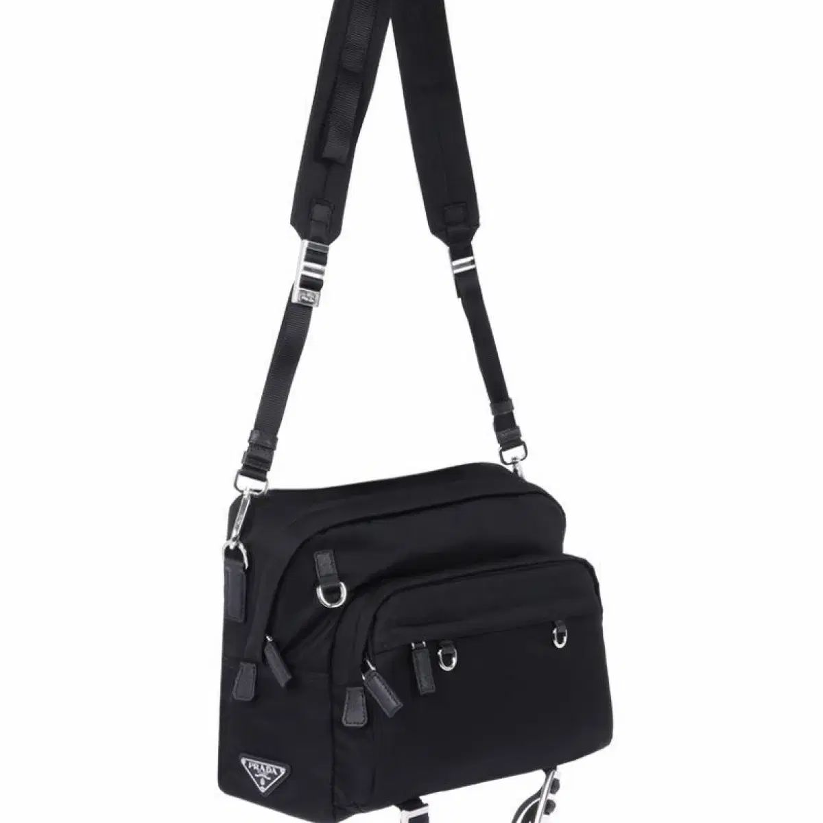 プラダ 2VH025 ナイロン クロスボディーバッグ バイカーバッグ