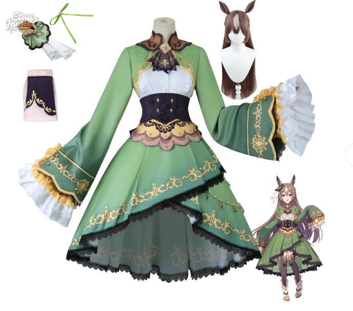 ウマ娘 プリティーダービー キタサンブラック コスプレ衣装 フルセット トレーニングウェア - 勝負服