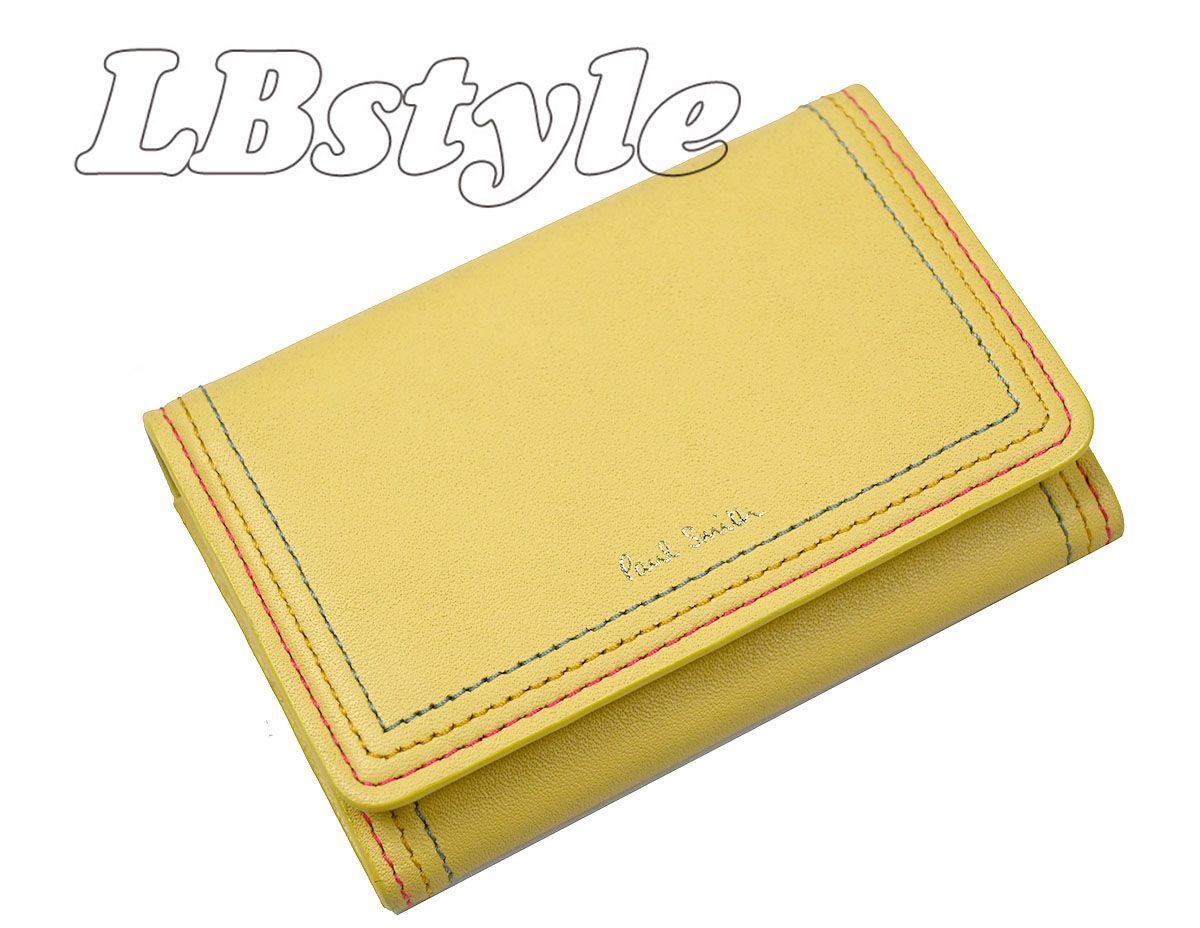 ポールスミス 名刺入れ PaulSmith カードケース ポール スミス メンズ レディース Sステッチ 牛革 名刺入れ カードケース ポールスミス