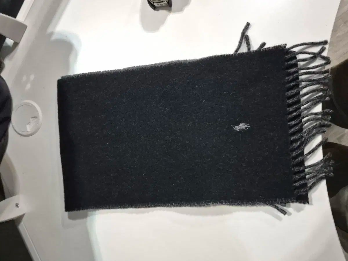 ポロラルフローレン マフラー グレー ブラック