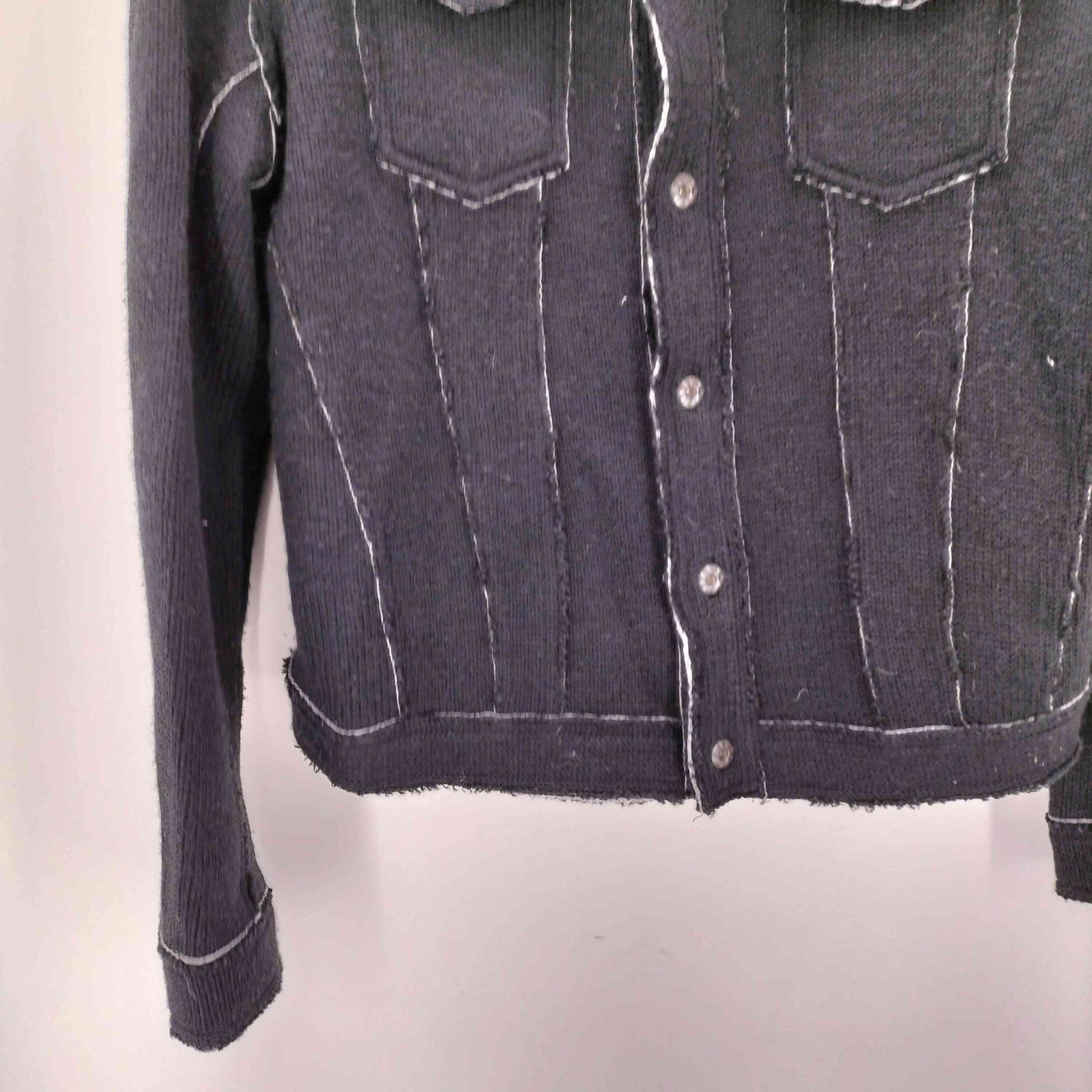 ディーゼル DIESEL TRICOT＆CO 00S Y2K Knit Trucker Jacket archive