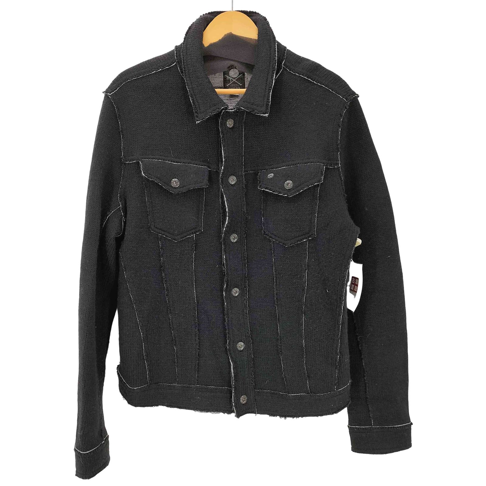 ディーゼル DIESEL TRICOT＆CO 00S Y2K Knit Trucker Jacket archive