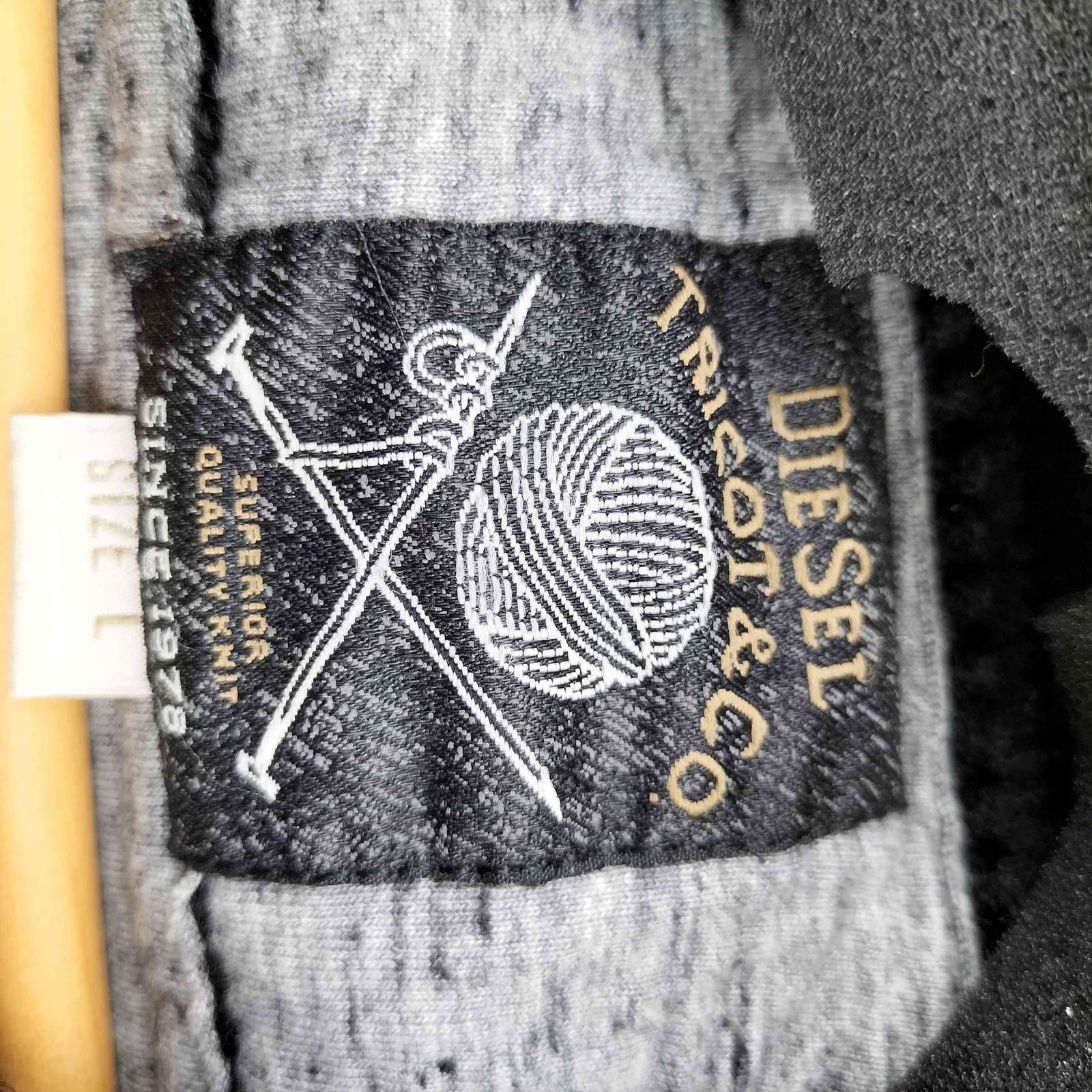 ディーゼル DIESEL TRICOT＆CO 00S Y2K Knit Trucker Jacket archive 