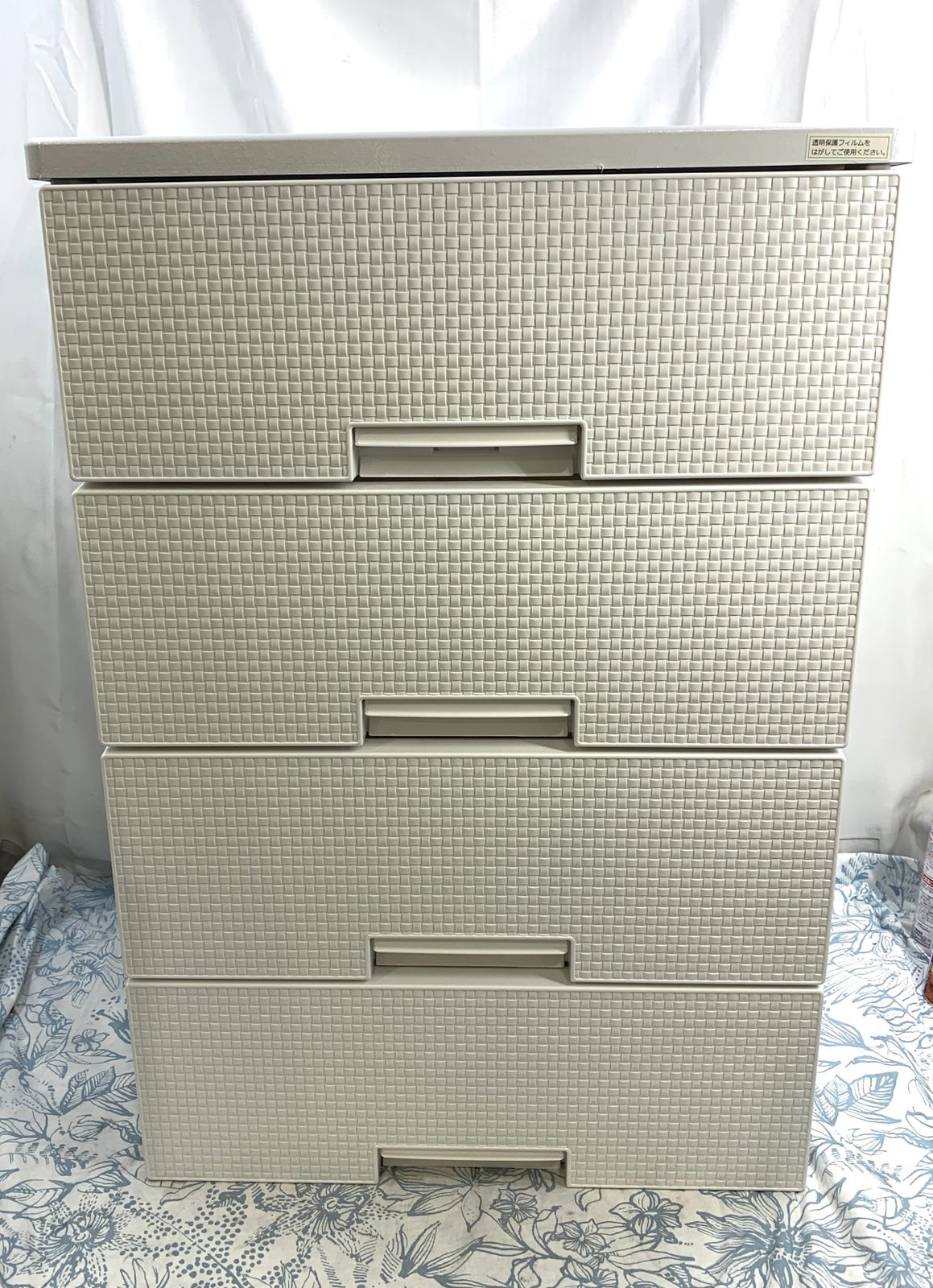 開封済 ♥品 天馬 フィッツプラスメッシュFM5504 お掃除ラク脚付 ホワイト