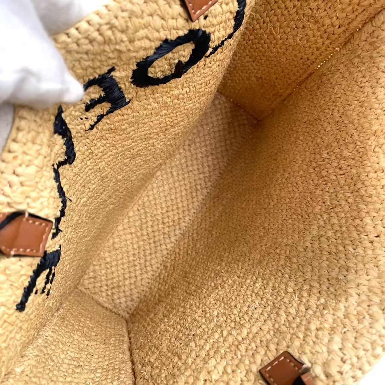 ブラウン×ベージュ トートバッグ