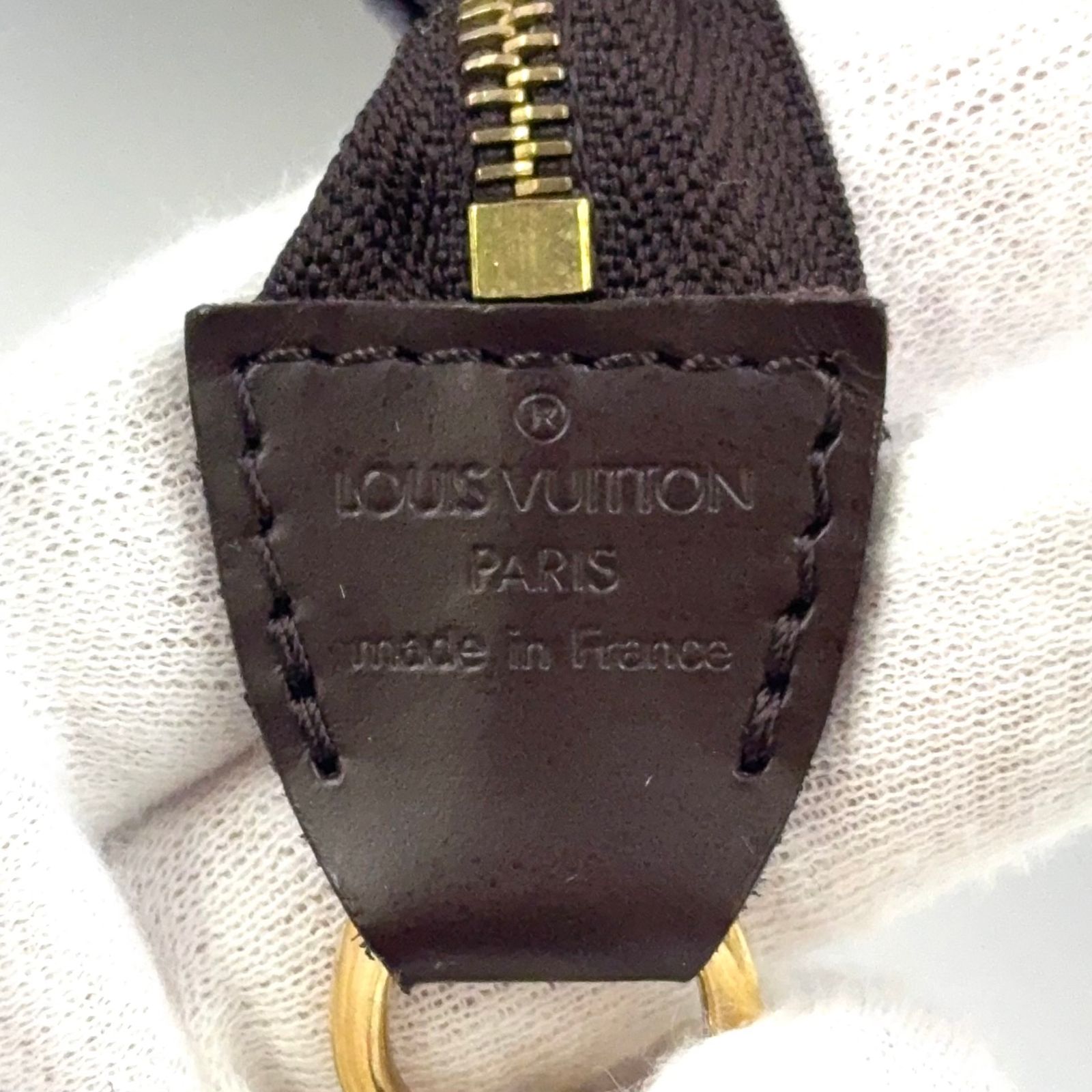 レザー×PVC ブラウン