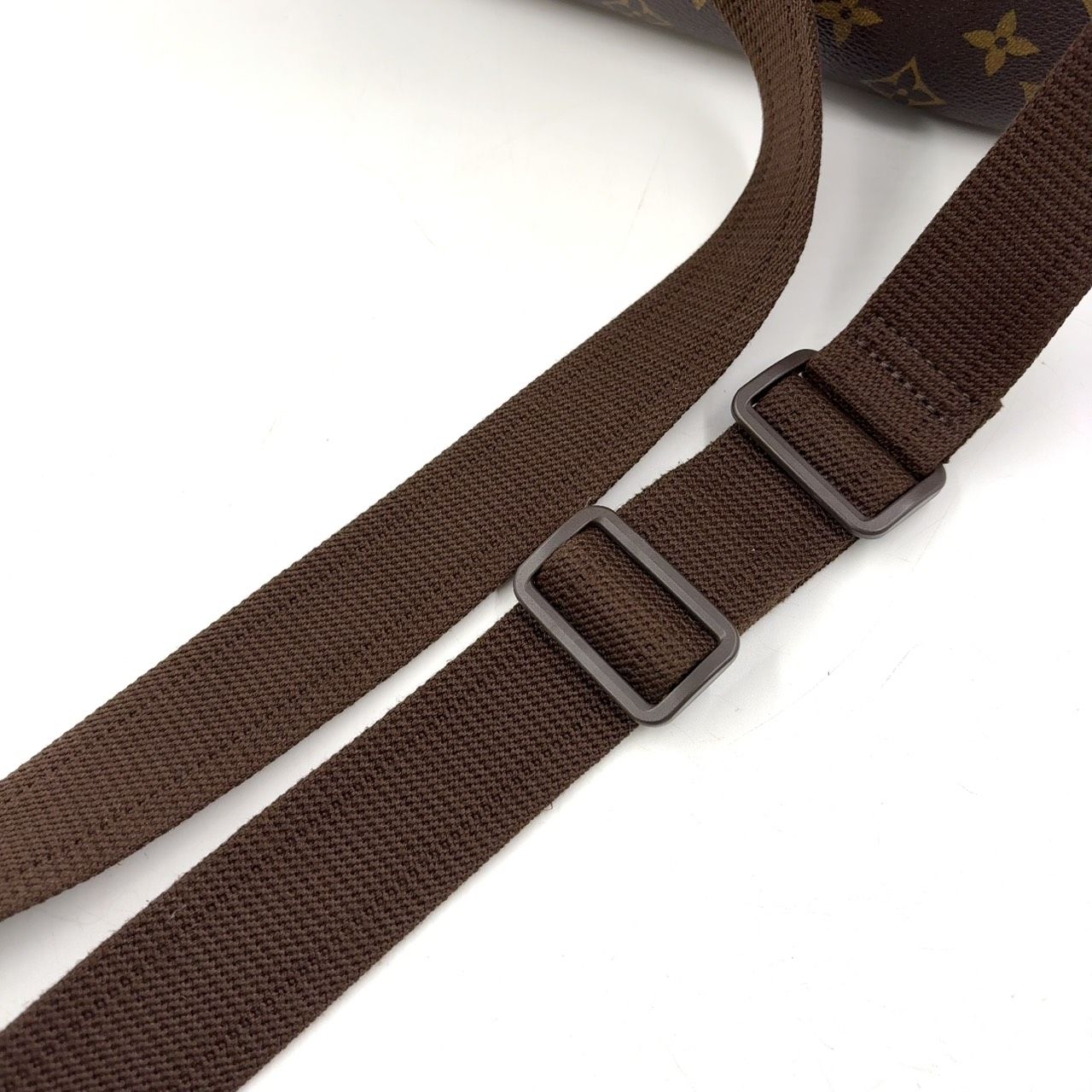 レザー×PVC ブラウン