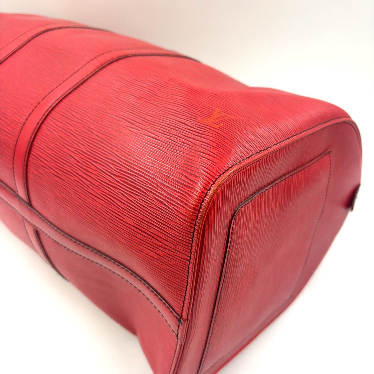 LOUIS VUITTON キーポル55 エピ エピ カスティリアンレッド レザー レッド ボストンバッグ ゴールド M42957 DECORATOM_COM_BR