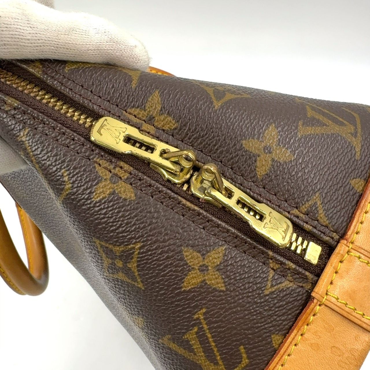 モノグラム レザー×PVC