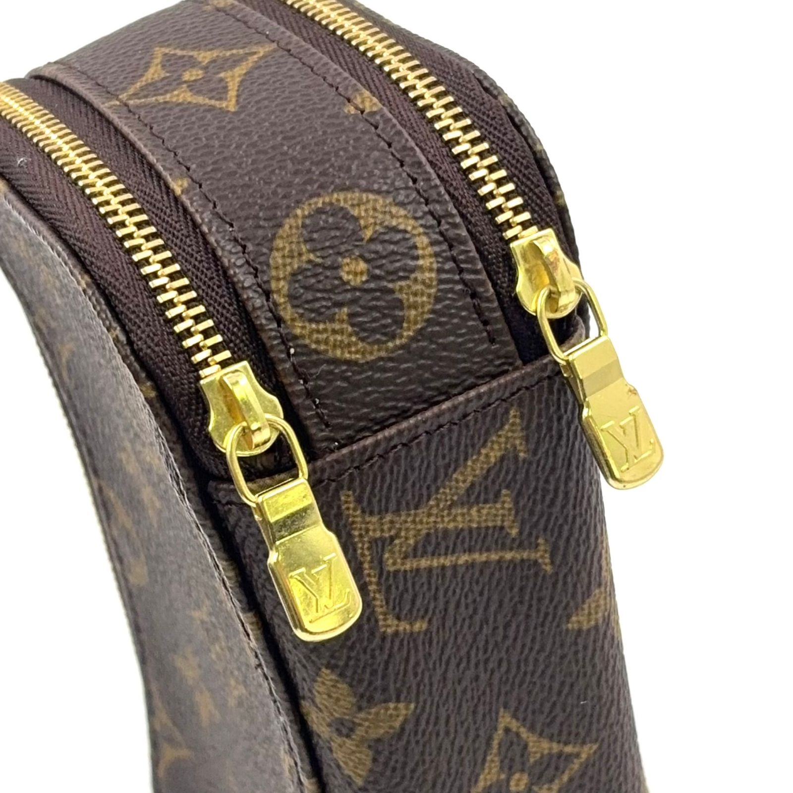 コスメポーチ ゴールド