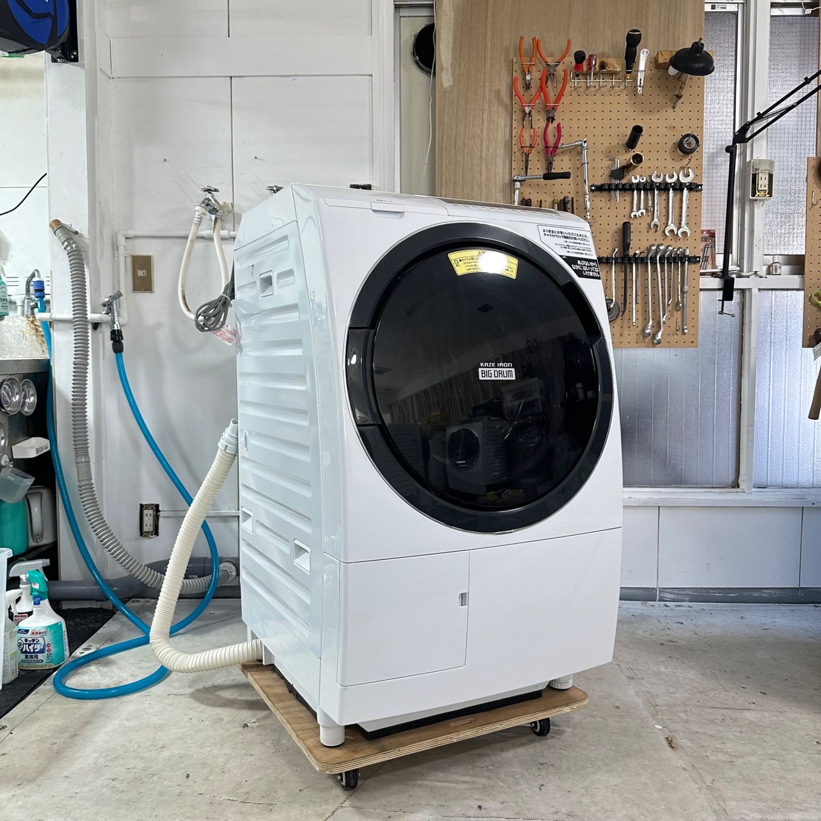  HITACHI BD SG 100 FL 完全分解洗浄済ドラム式洗濯機 ナイアガラ洗浄 ドラム式洗濯機本体 ドラム式洗濯機