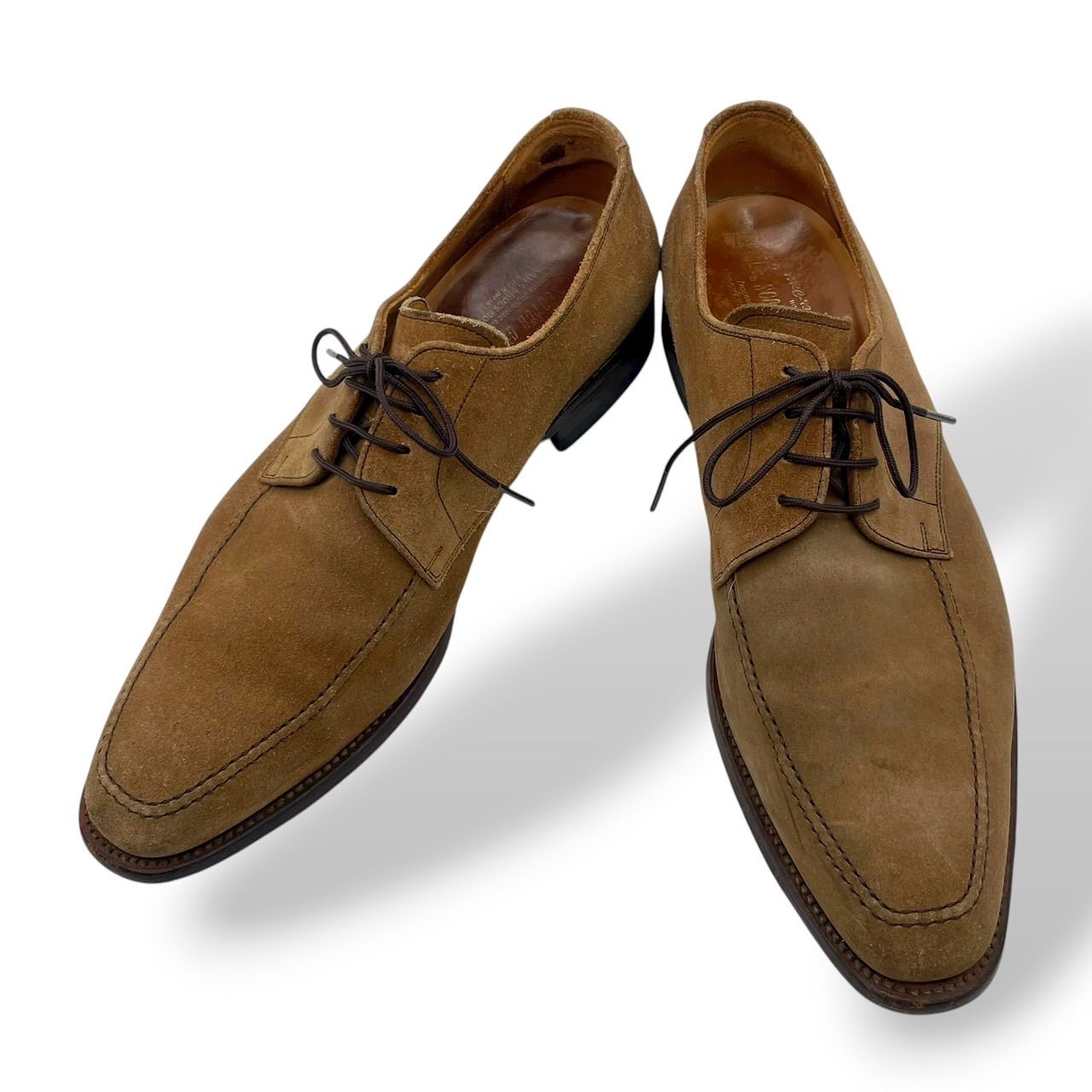 美品 スコッチグレイン Uチップ レザーシューズ ビジネスシューズ