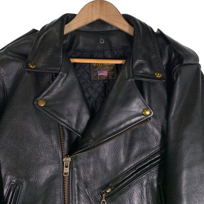 VANSON バンソン C2 レザーダブルライダースジャケット ブラック 現行