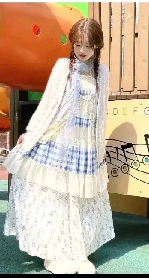 ヴィンテージ クルー スカイ はぐみ フィード コーデ 数 リン セット