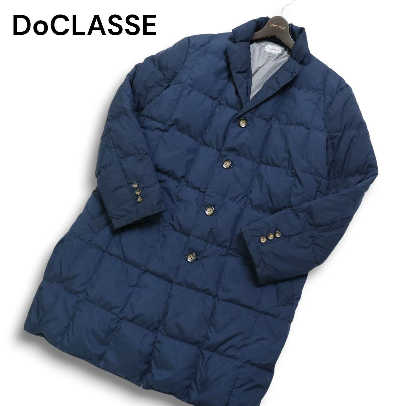 大きいサイズ XL DoCLASSE ダウンジャケット メンズ XXL ネイビー 