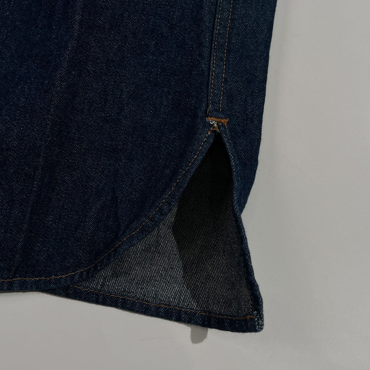 80 s 90 BARTACK バータック ウエスタン風 長袖 デニム シャツ F フリーサイズ |インディゴ|ビンテージ