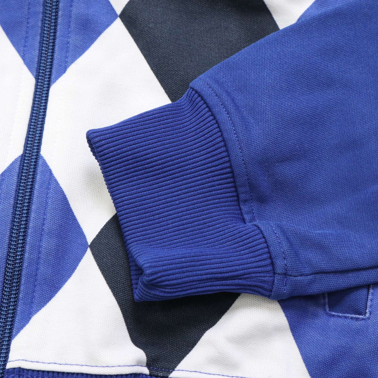 FRED PERRY フレッドペリー 通年 ロゴ刺繍 ダイヤ柄 ブルゾン ジャケット Sz.M　メンズ