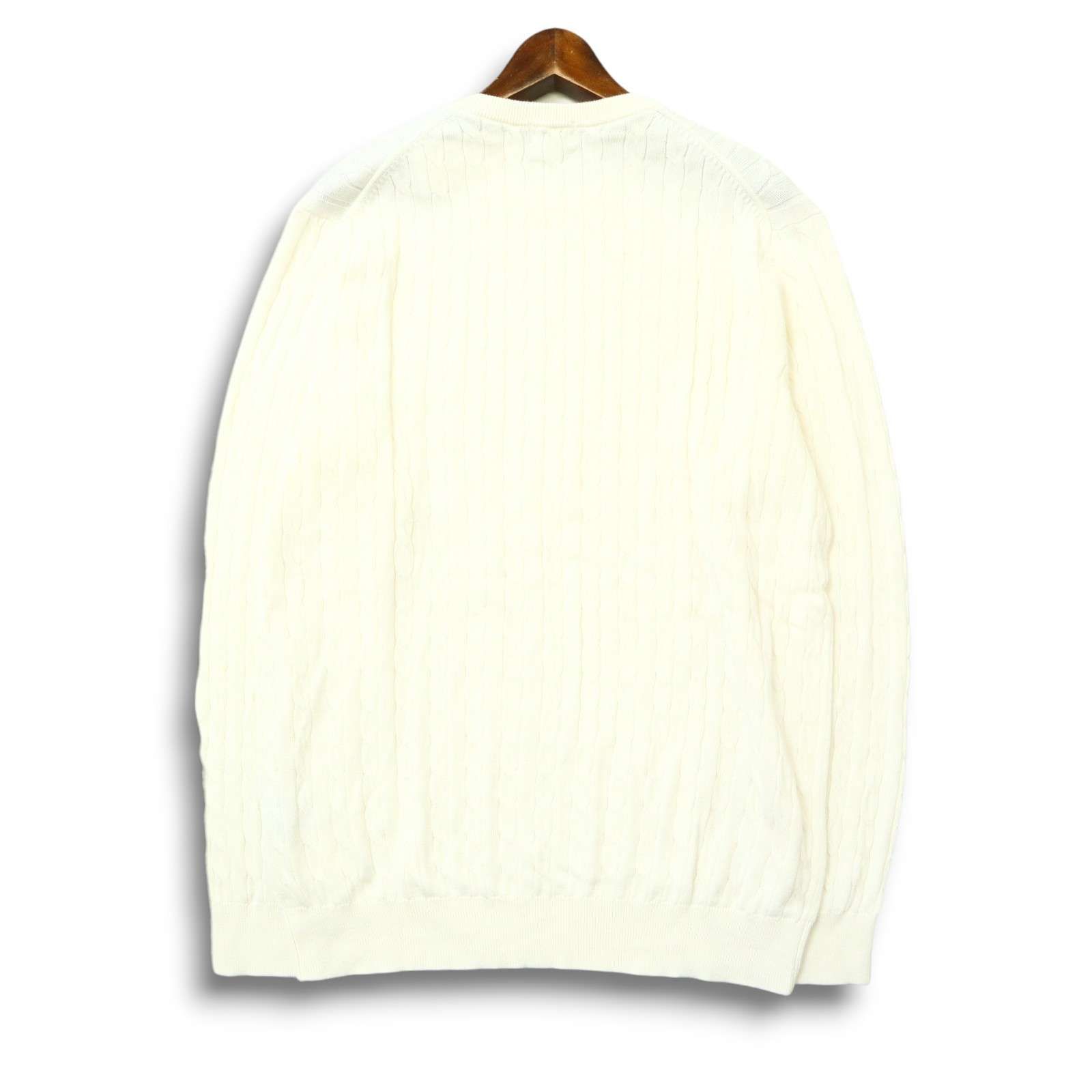 新品 未使用】 UNIQLO ユニクロ コットン カシミヤ ケーブル クルー