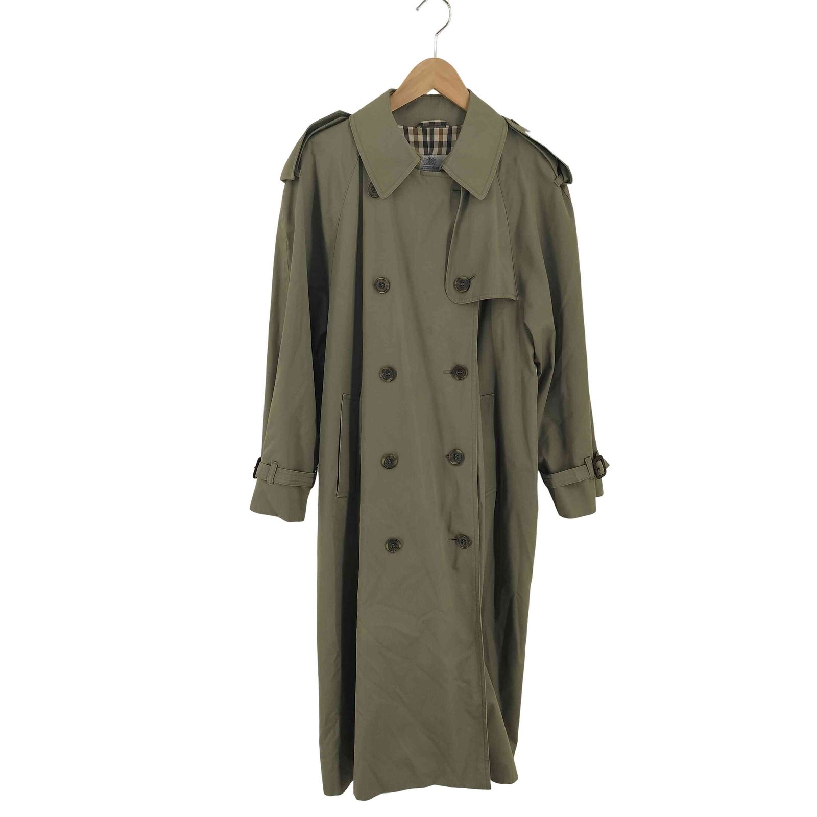 アクアスキュータム AQUASCUTUM イングランド製 トレンチコート メンズ 表記無