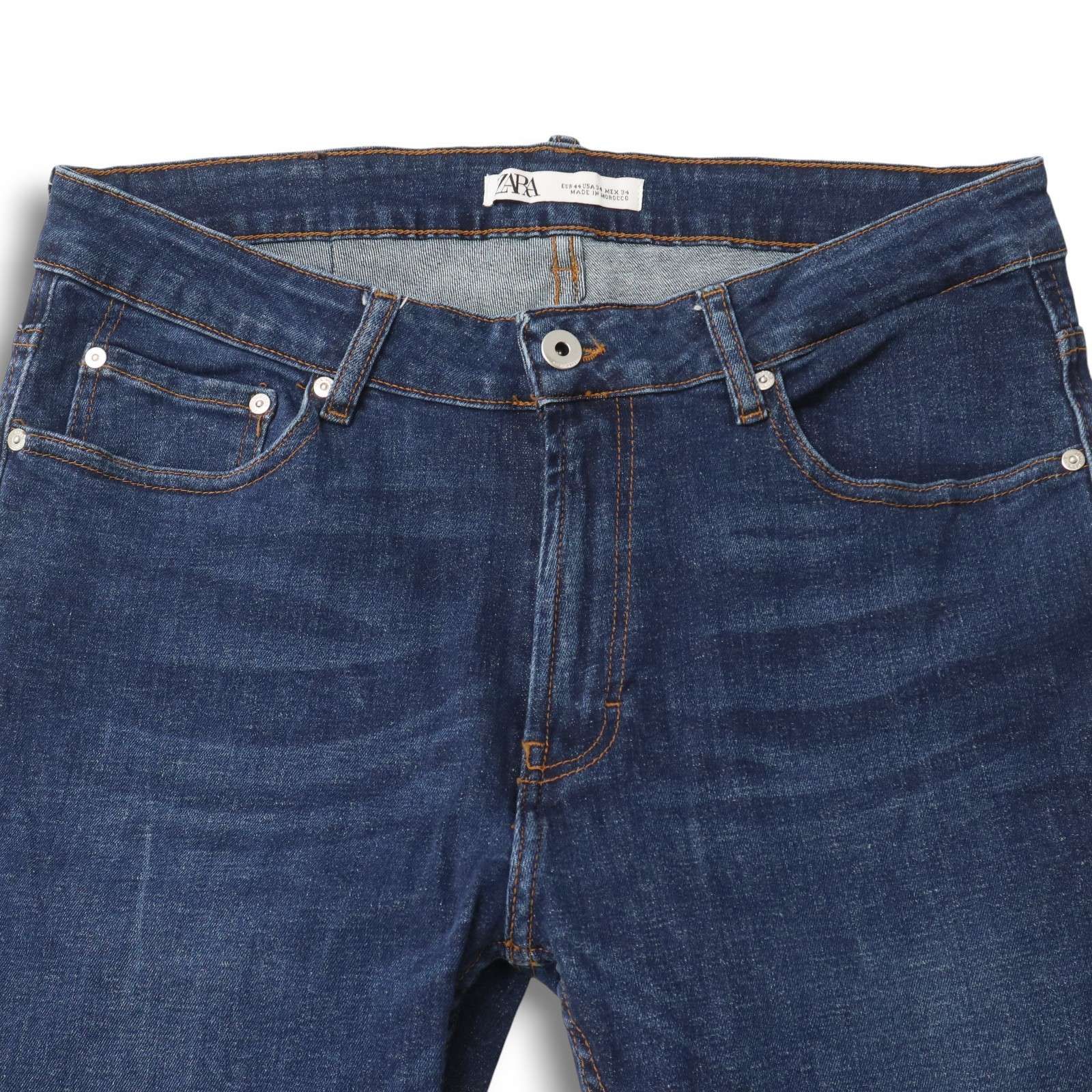 ZARA ザラ マン 現行タグ☆ USED加工 デニム ストレッチ スキニー