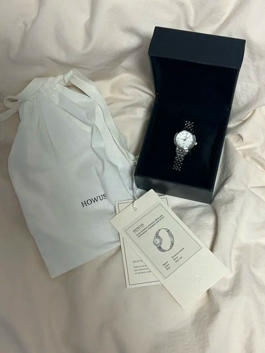 HOWUS ホワス タイムレス シルバー 時計 フルセット