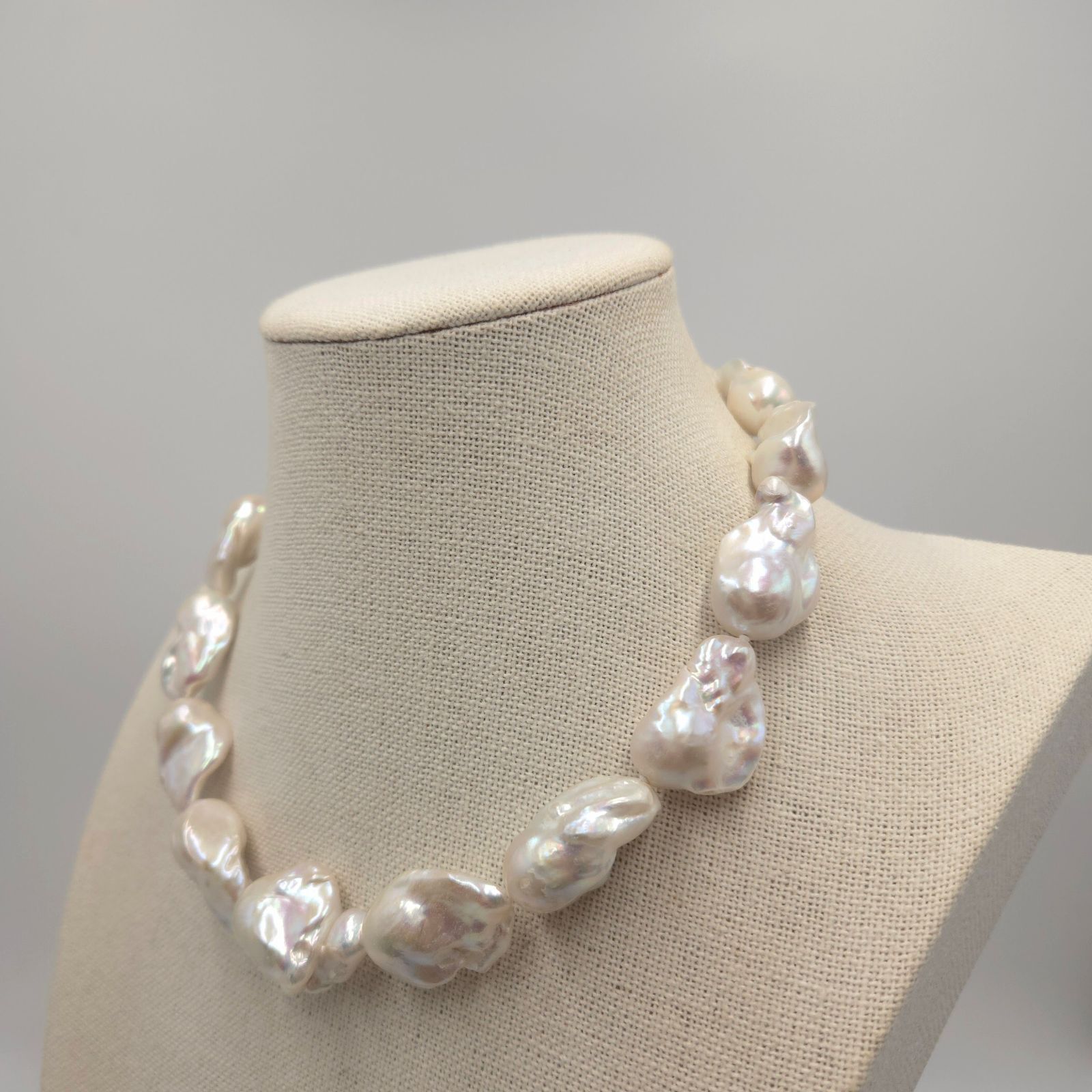 本真珠 バロックパール ネックレス 淡水パール バロック真珠 南洋真珠