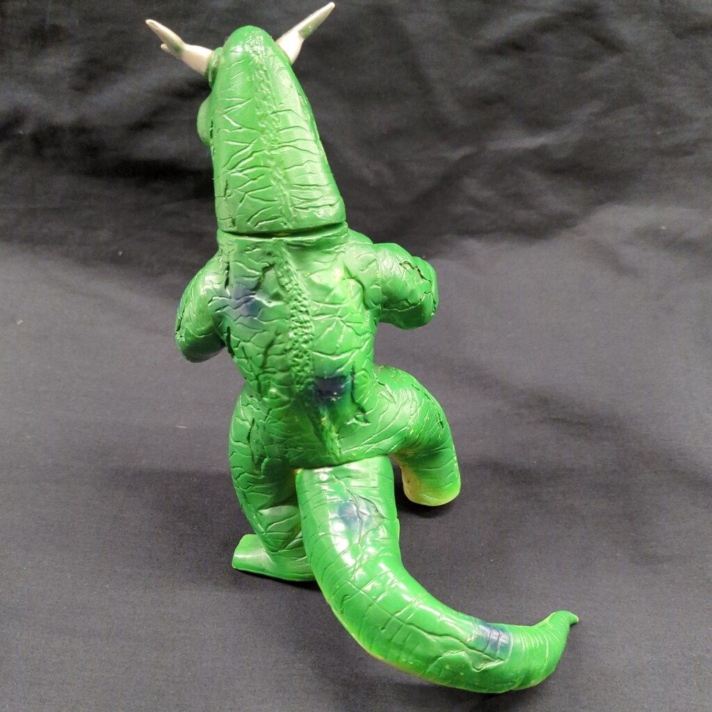 B-CLUB 1991年ブルマァク復刻 ウルトラセブン エレキング|クリーム成型-緑-青-銀-赤