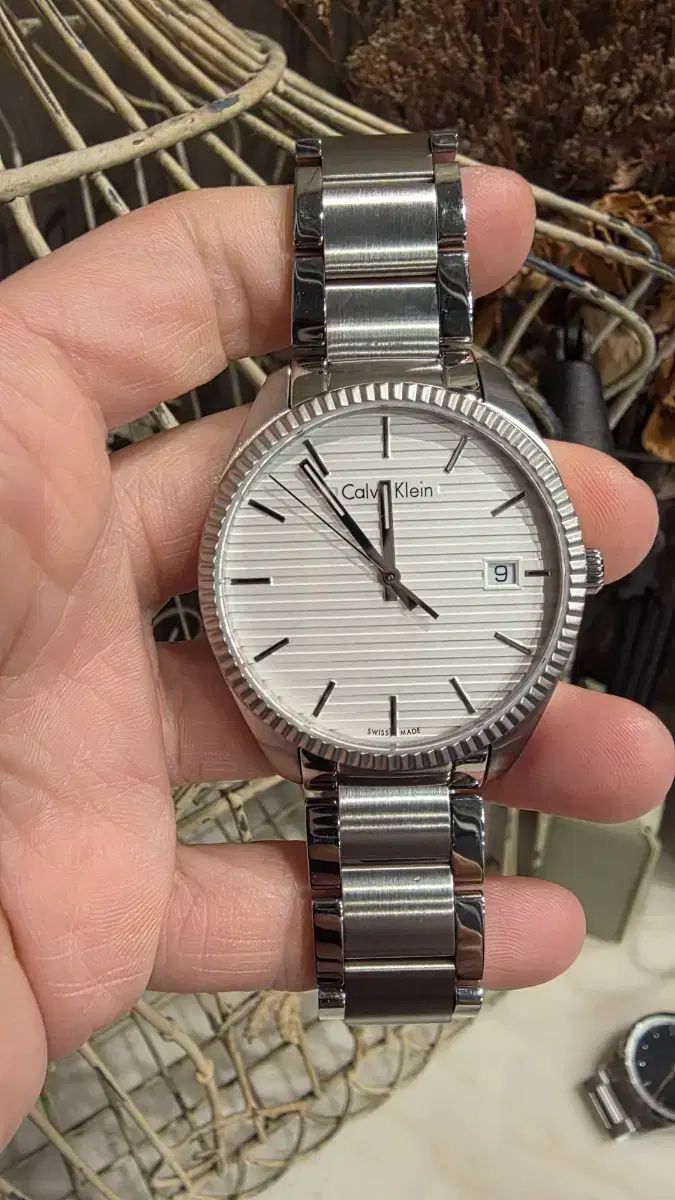 カルバン クライン メタル 時計 CK スイス メイド