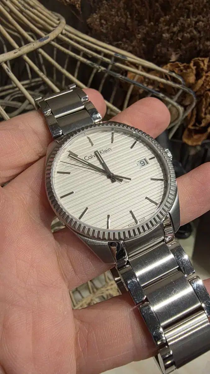 カルバン クライン メタル 時計 CK スイス メイド