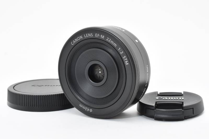 CANON LENS EF-M 22mm 1:2 STM キャノン 一眼レフ カメラレンズ [極上