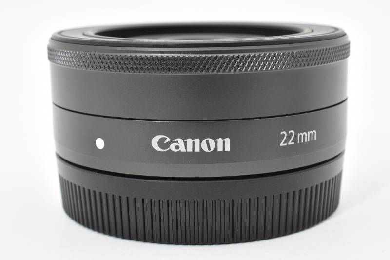 CANON LENS EF-M 22mm 1:2 STM キャノン 一眼レフ カメラレンズ [極上