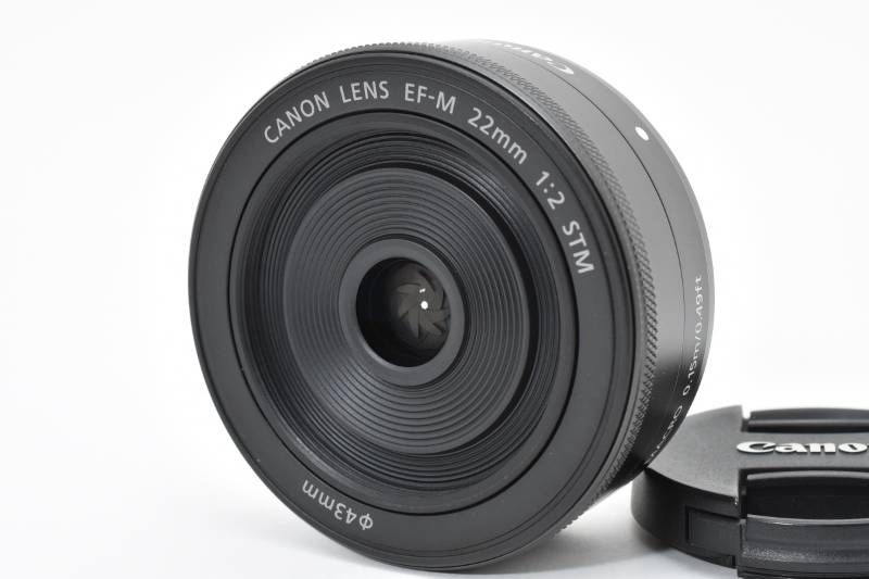 CANON LENS EF-M 22mm 1:2 STM キャノン 一眼レフ カメラレンズ [極上