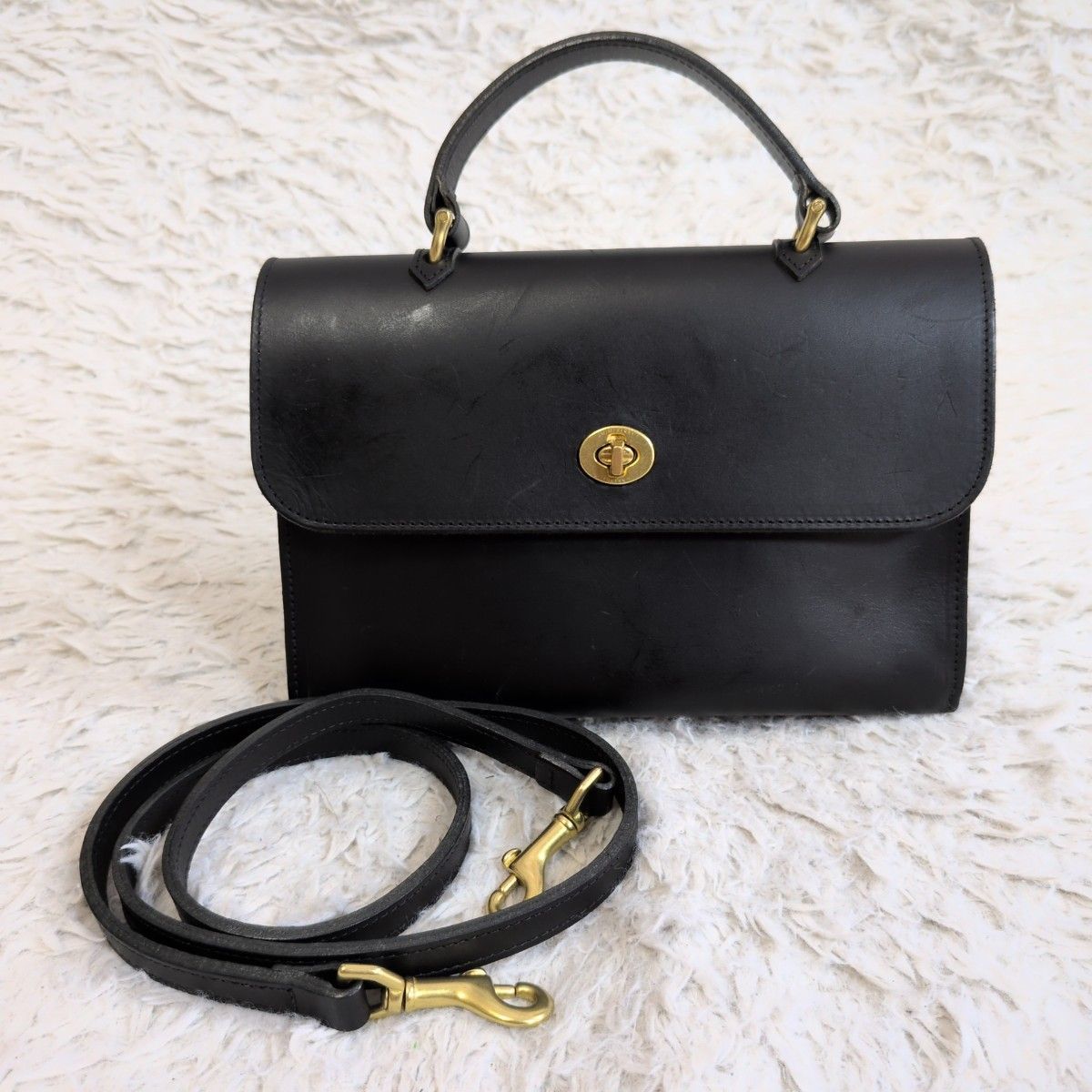 ミミベリー MIMI BERRY 2way ハンドショルダーバックブラック ミミベリー MIMI BERRY 2way ハンドショルダーバックブラック