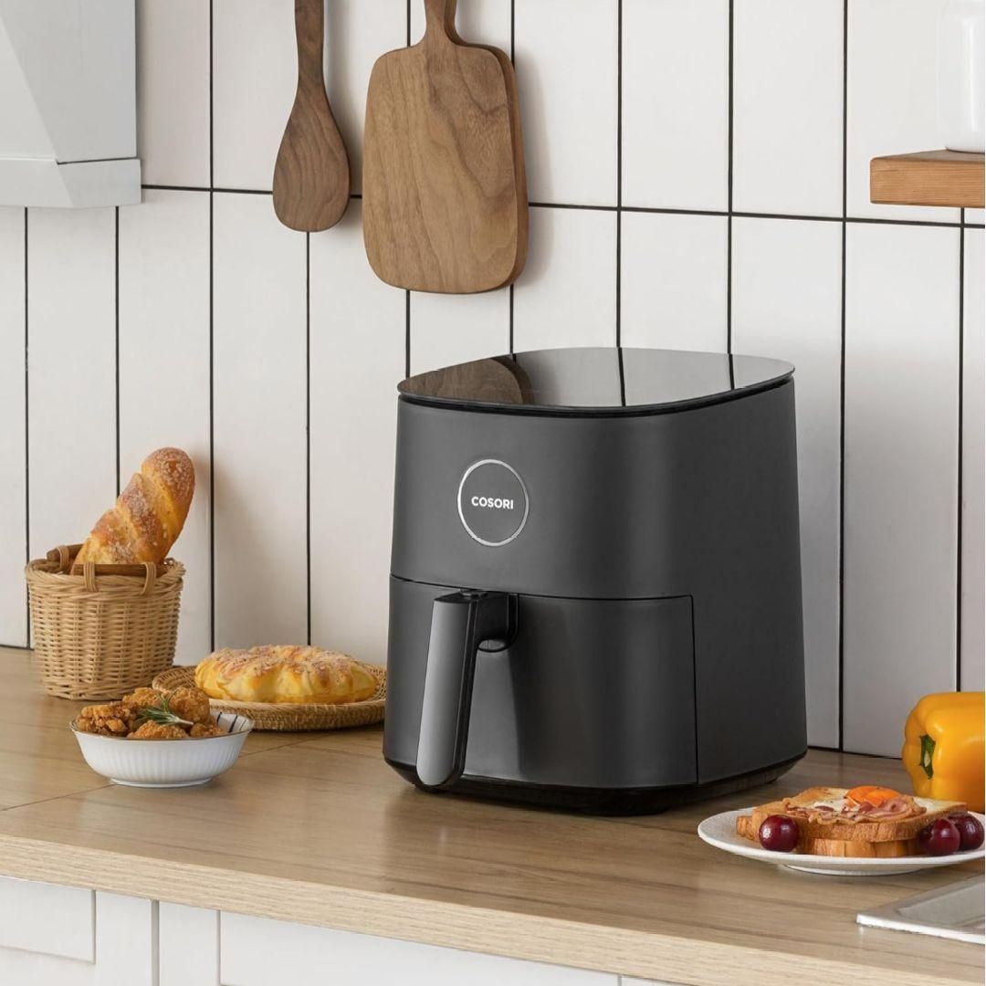 COSORI コソリ ノンフライヤー 4.7 L 大容量 家庭用 グレー CAF-L 501-KJP お手軽料理用 料理機器