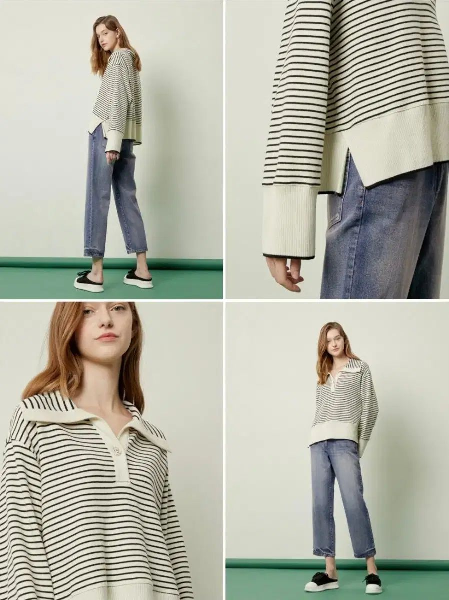 The HANDSOME SJSJ ストライプニット