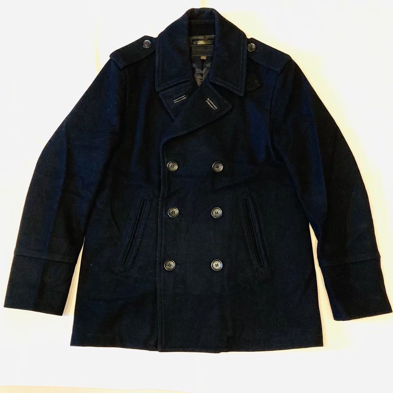 COACH NEW YORK コーチ ウール Pコート ピーコート ブラック M