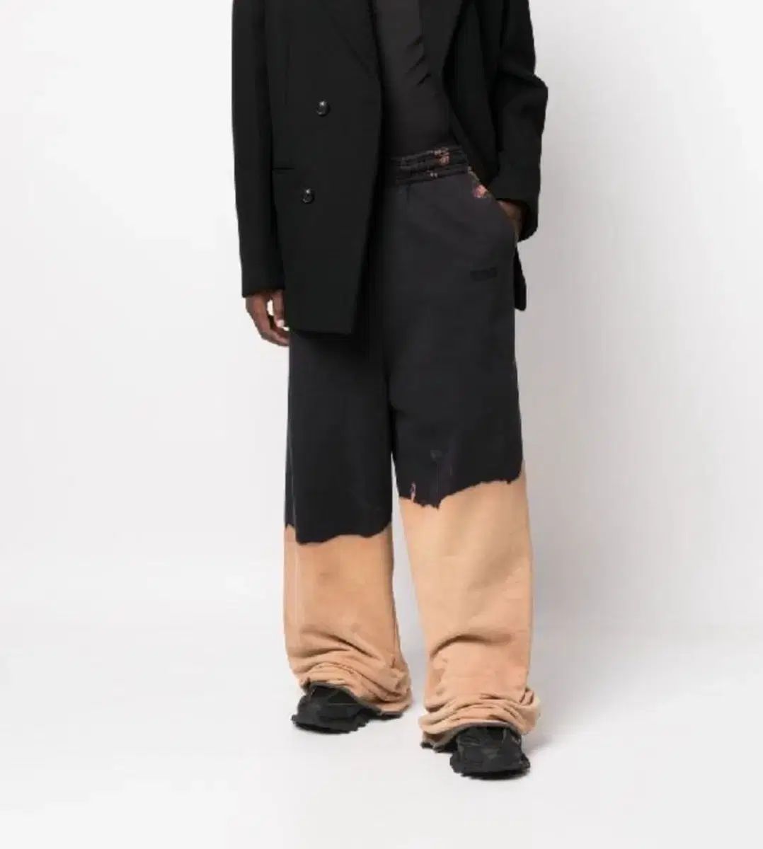 S ヴェトモン ブリーチ ツートン パンツ