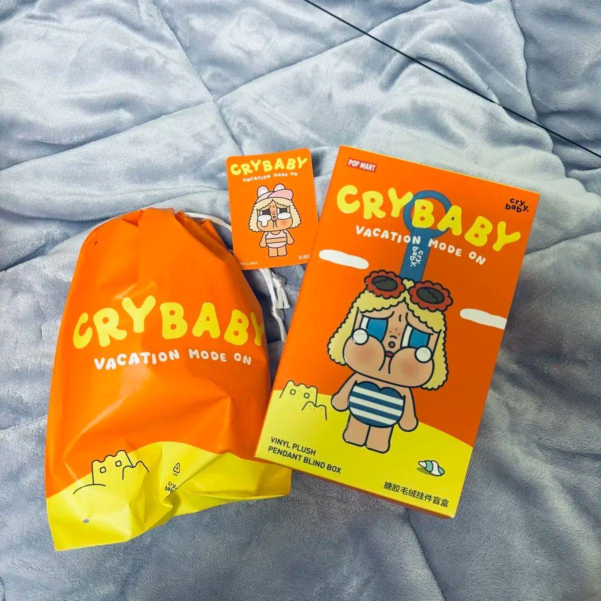 当日 POP MART クライベイビー 休暇日記 全速力航海
