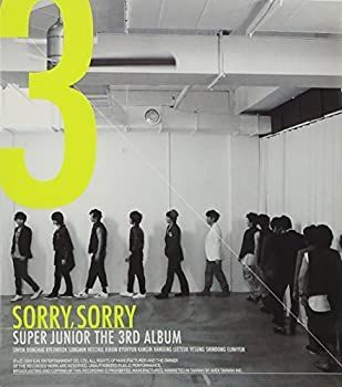 【】「非常に良い」［CD］Super Junior 3集 - Sorry Sorry (バージョンA) (台湾盤)