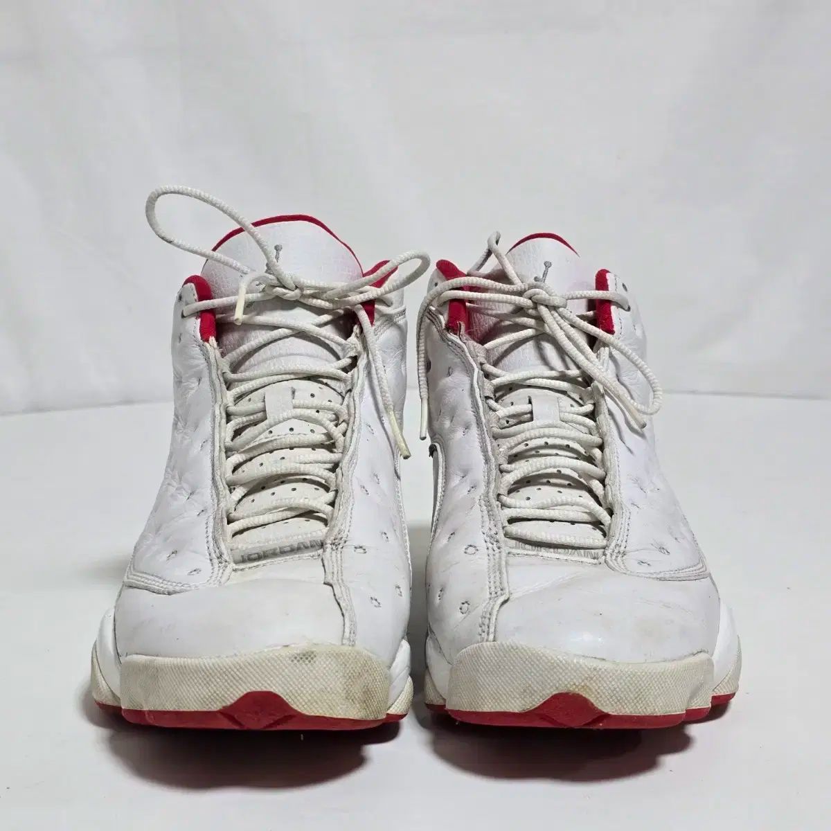  ナイキ エア ジョーダン 13 白 レッド ハイトップ 270 0910 シューズ(男性用) バスケットボール