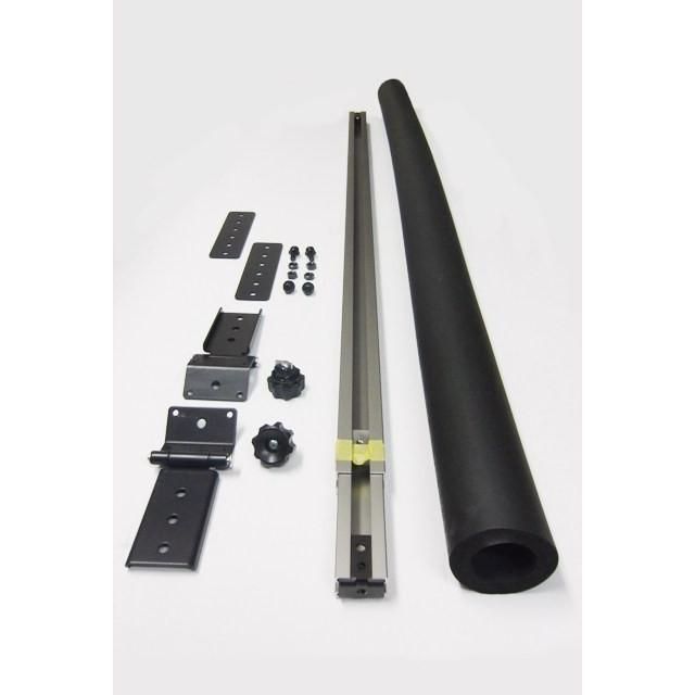 送料無料 CAP ガタツキ音軽減処理済 200系ハイエース スーパーGL|GL用 車内キャリア1本 3本目追加用 延長ステー パッド付