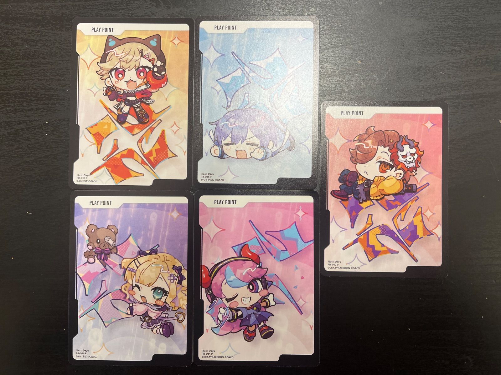 XrossStars クロスタ PLAYPOINT プロモ 5種各1枚 - メルカリ