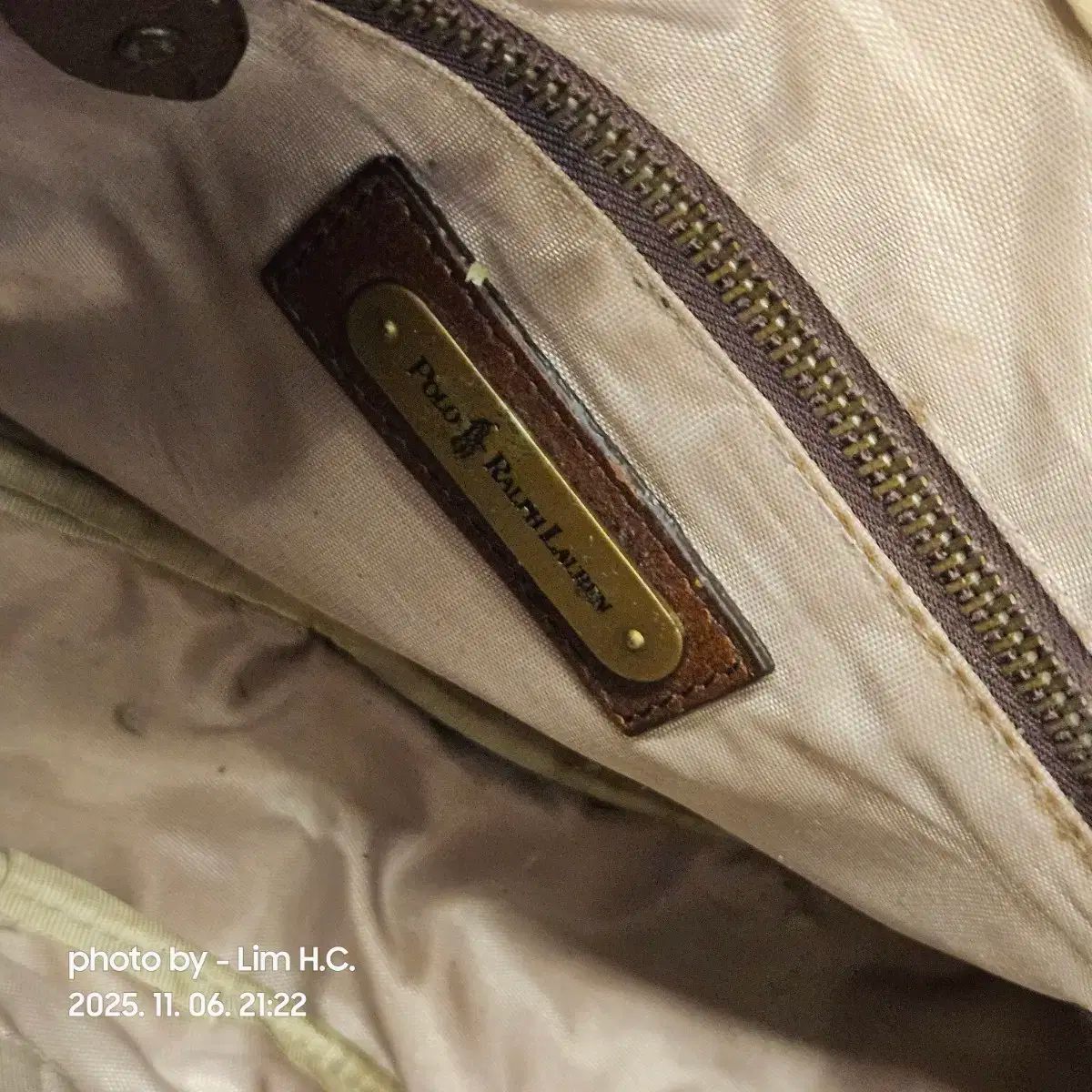 ポロラルフローレン ハウンドトゥース チェック クロスバック DECORATOM_COM_BR