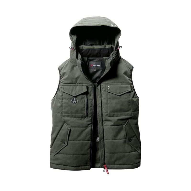バートル 防寒着 サーモクラフト 防寒ベスト 単品 5054 THERMOCRAFT XXL 14ミルスグリーン