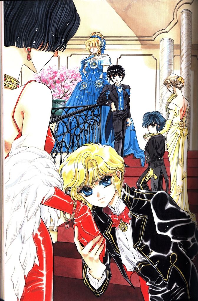 CLAMPノ絵シゴト原画展記念 ポストカード CLAMP学園 ラミネート CLAMPノ絵シゴト原画展記念 ポストカード CLAMP学園 ラミネート 2025年