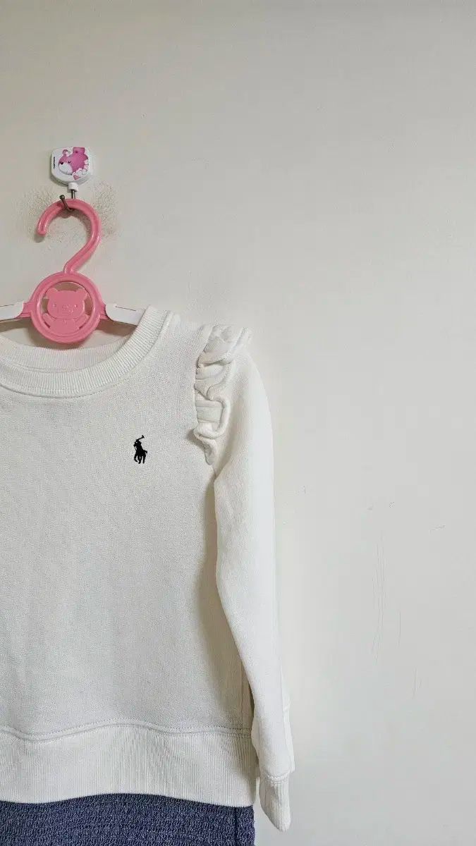 ポロラルフローレン シャンブレーフリース スウェットシャツドレス 3 T