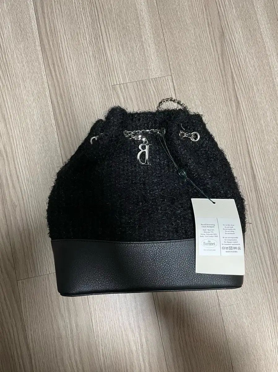 ザ バーネット バックパック Tweed Drawstring Chain Backpack