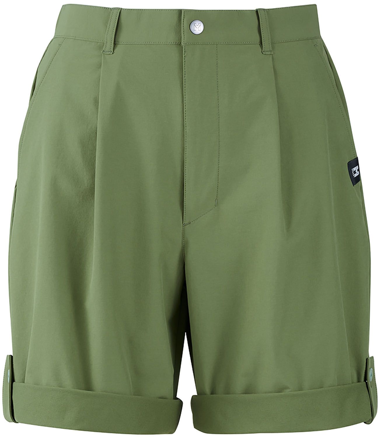 ミレー MILLET アウトドア マウンテン ストレッチ ロールアップ ショーツ MIV02099 N9412 FERN