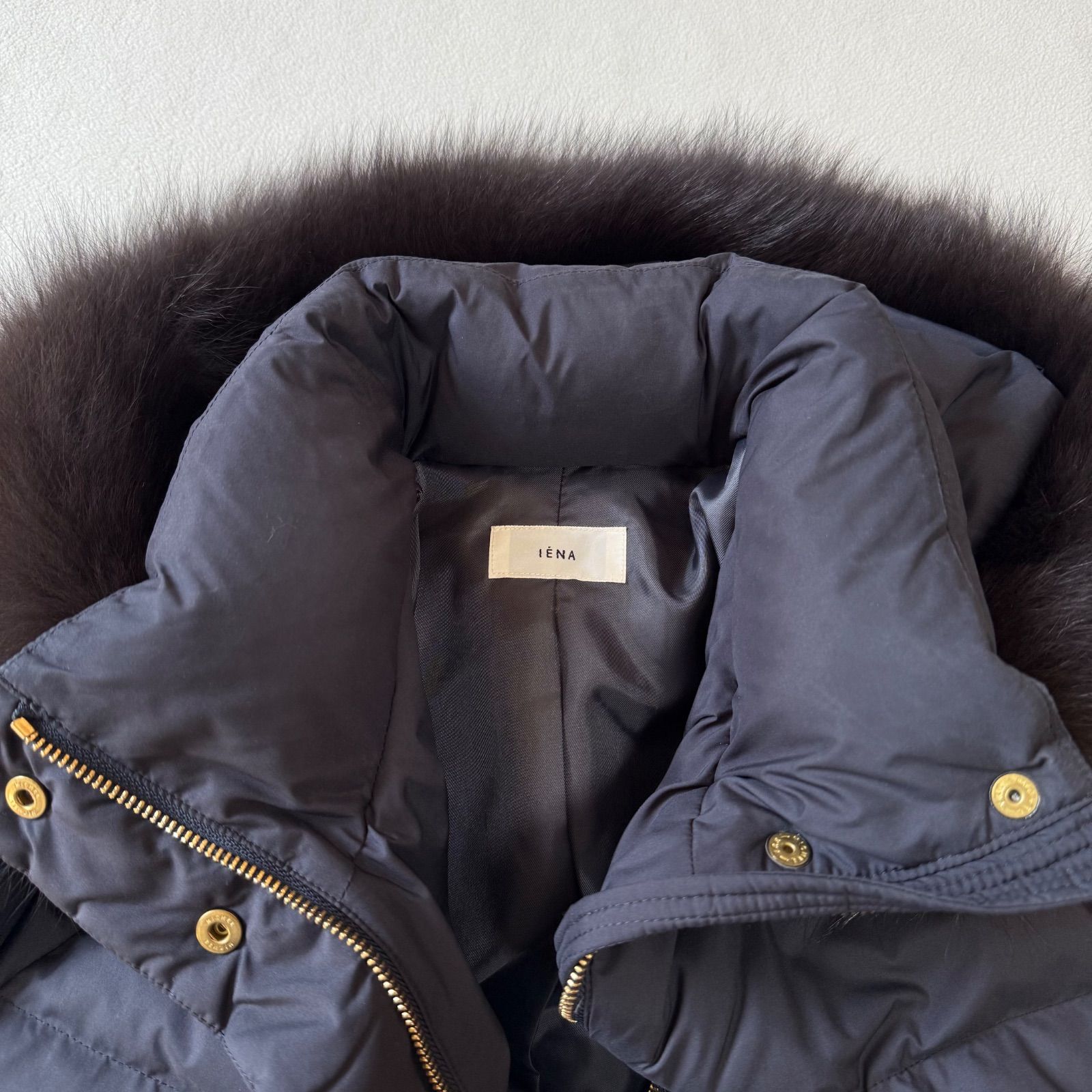 イエナ IENA　2018AW　Aラインダウンコート　ネイビー イエナ IENA 2018AW Aラインダウンコート ネイビー IENA（イエナ）の