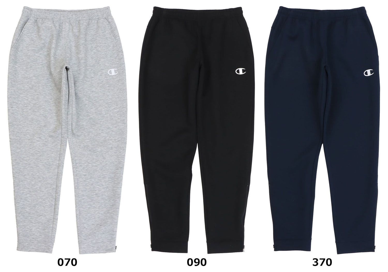 チャンピオン Champion LONG PANTS メンズ レディース ロングパンツ 長ズボン ニット チーム シンプル 保温 スポーティー トレーニング ストレッチ素材 C 3-BS 211 3 BS 070 オックスフォードグレー